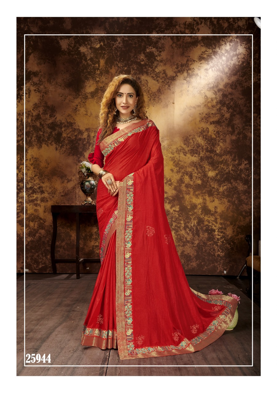 shakunt ashtami Vichitra Dyed regal look saree catalog