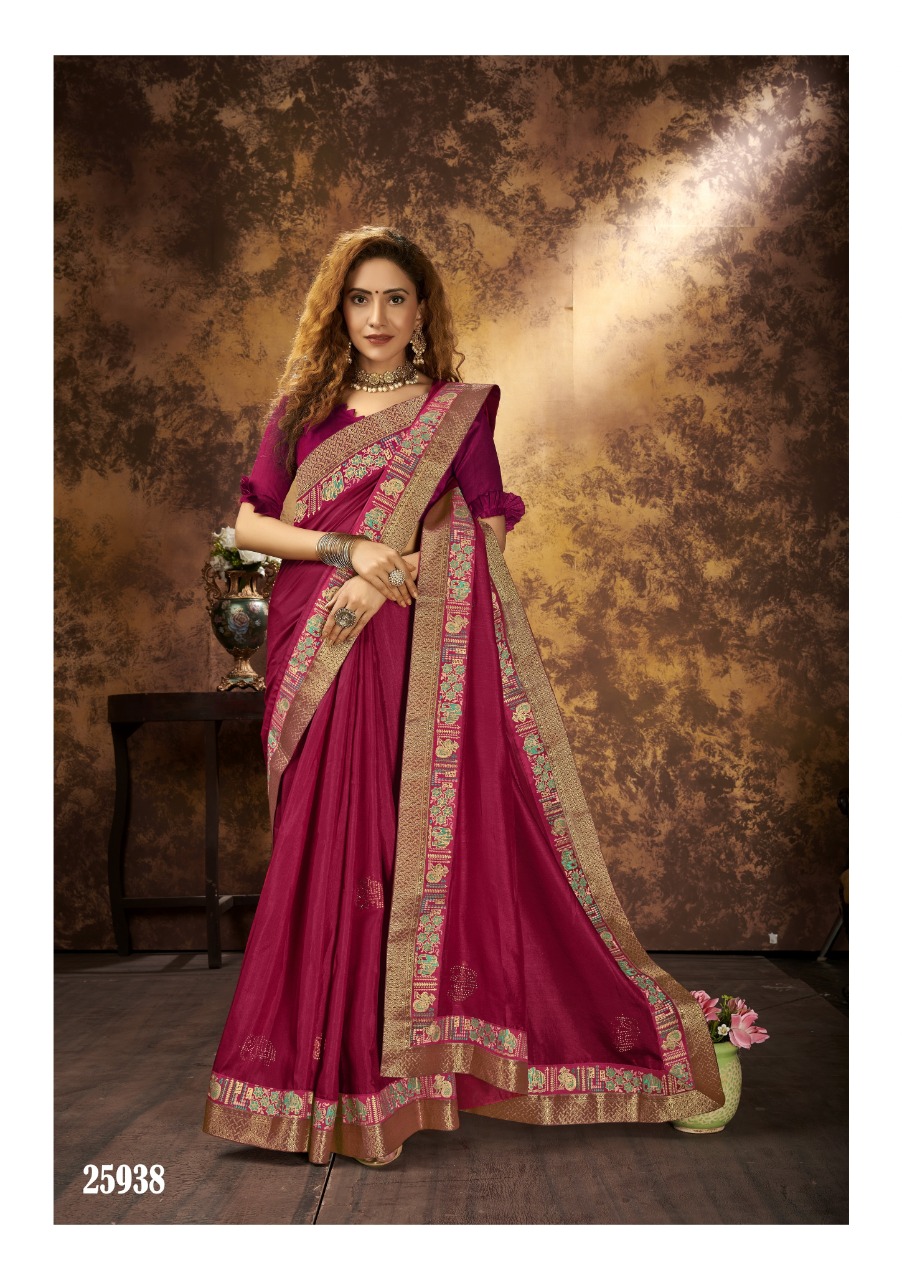 shakunt ashtami Vichitra Dyed regal look saree catalog