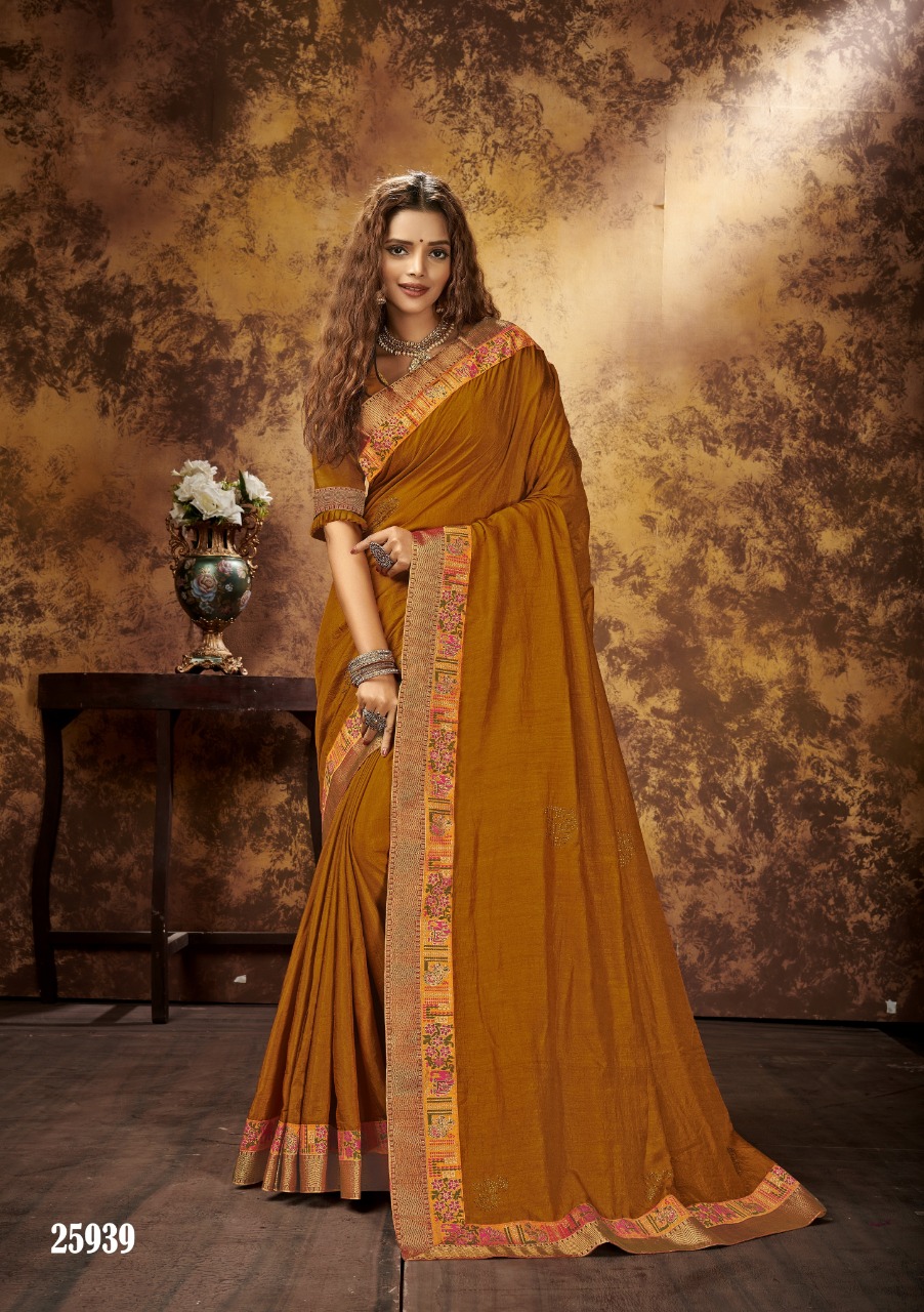 shakunt ashtami Vichitra Dyed regal look saree catalog