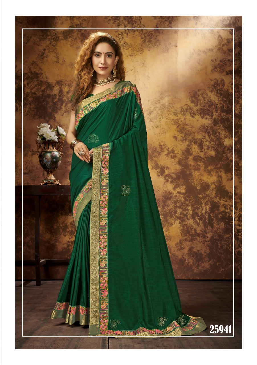 shakunt ashtami Vichitra Dyed regal look saree catalog