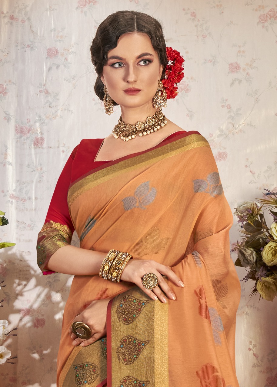 shakunt madhuri art silk regal look saree catalog