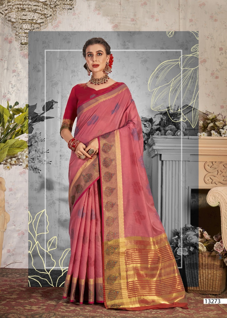 shakunt madhuri art silk regal look saree catalog