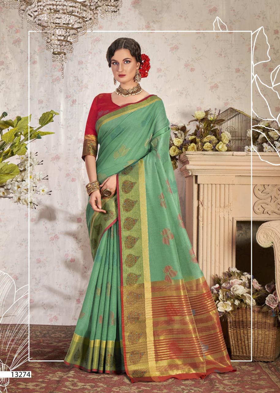 shakunt madhuri art silk regal look saree catalog