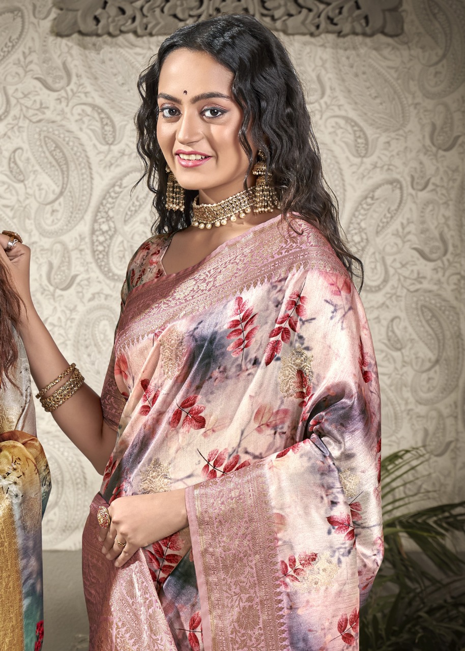 shakunt sparkles art digital silk regal look saree catalog