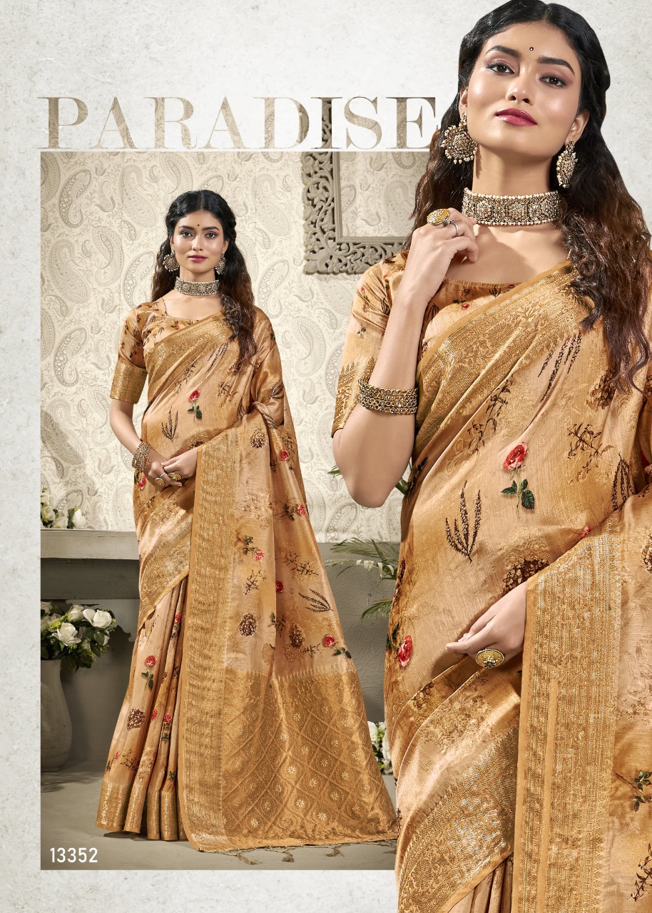 shakunt sparkles art digital silk regal look saree catalog