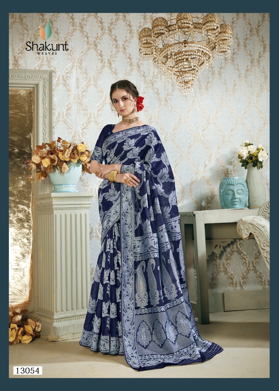 shakunt weaves aaloka cotton  gorgeous look saree catalog