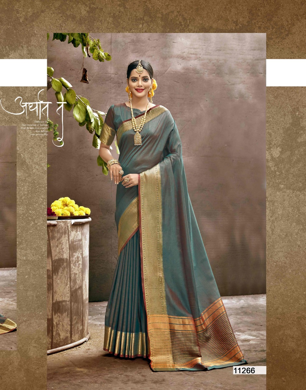 shakunt weaves aavahan silk gorgeous look saree catalog