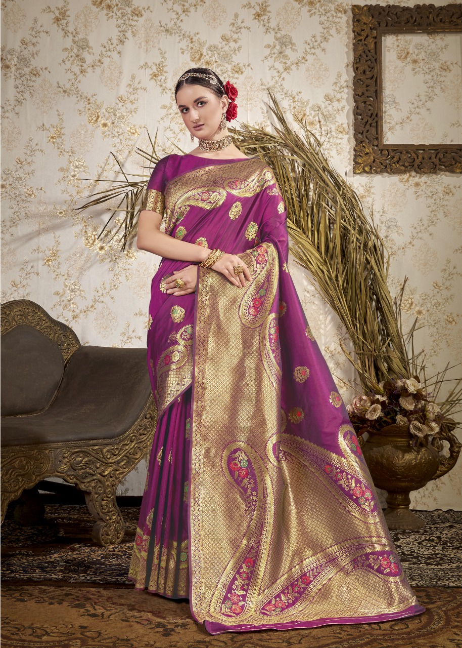 shakunt weaves arunita silk gorgeous look saree catalog