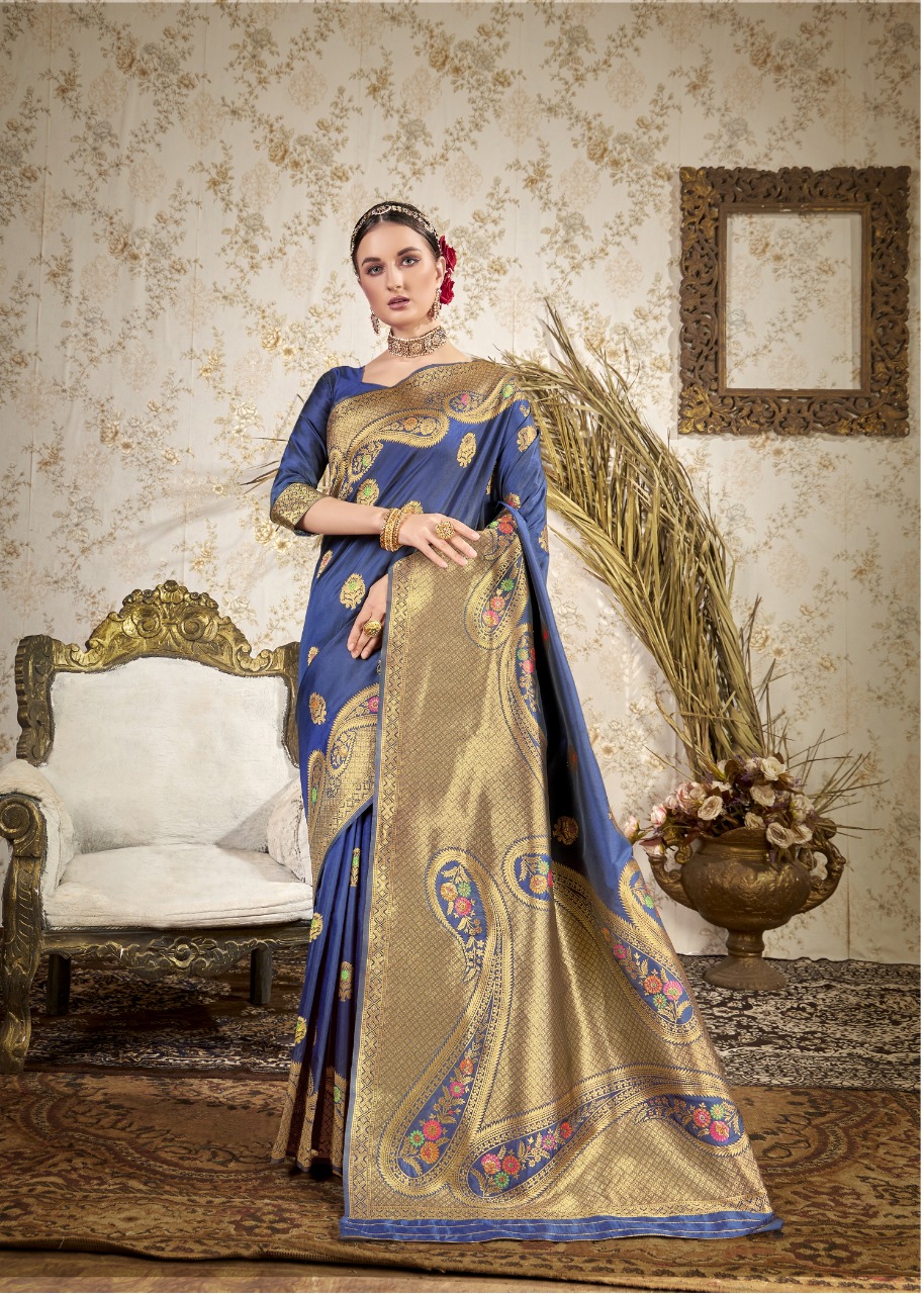 shakunt weaves arunita silk gorgeous look saree catalog