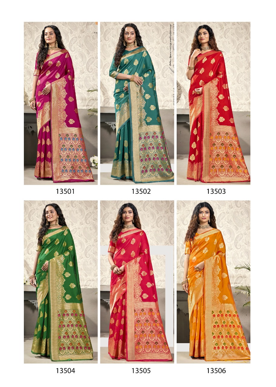 shakunt weaves bahupuspa silk gorgeous look saree catalog