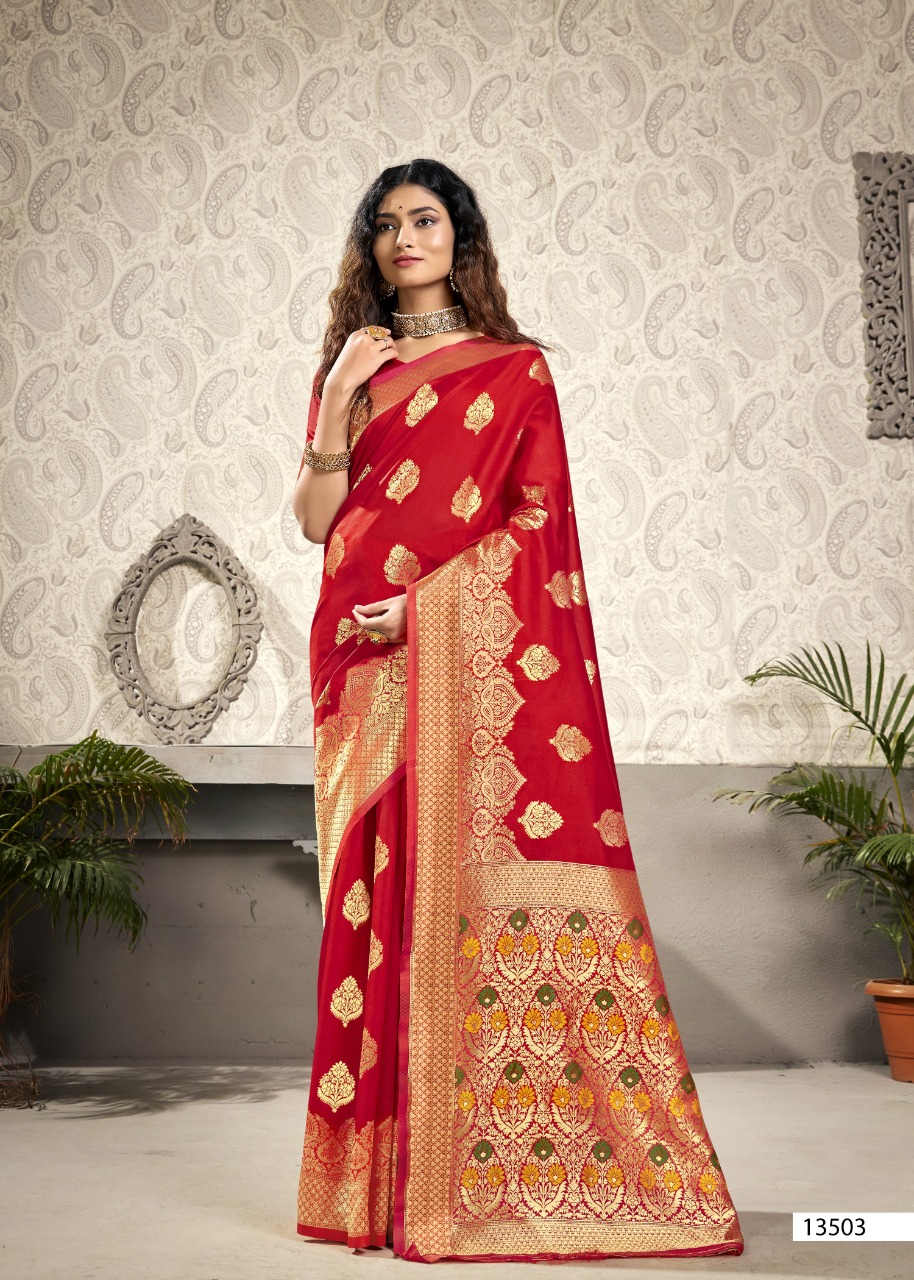 shakunt weaves bahupuspa silk gorgeous look saree catalog