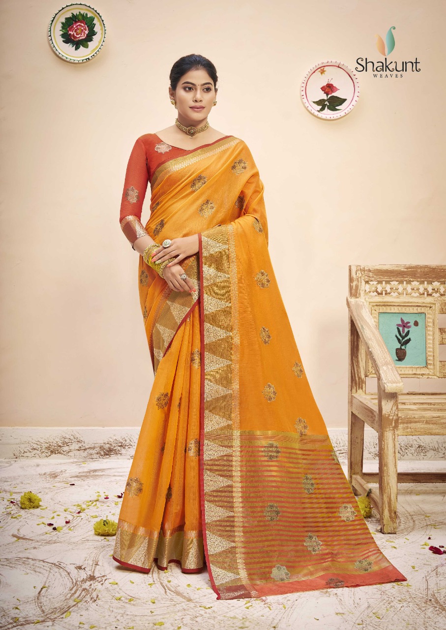 shakunt weaves charita cotton astonishing saree catalog