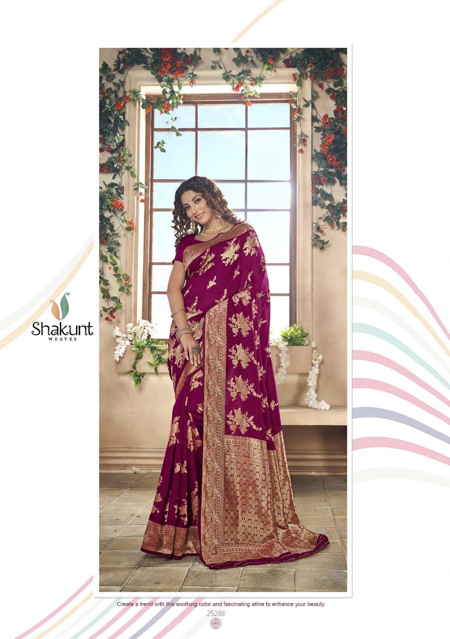 shakunt weaves dhanshika silk elegant saree catalog