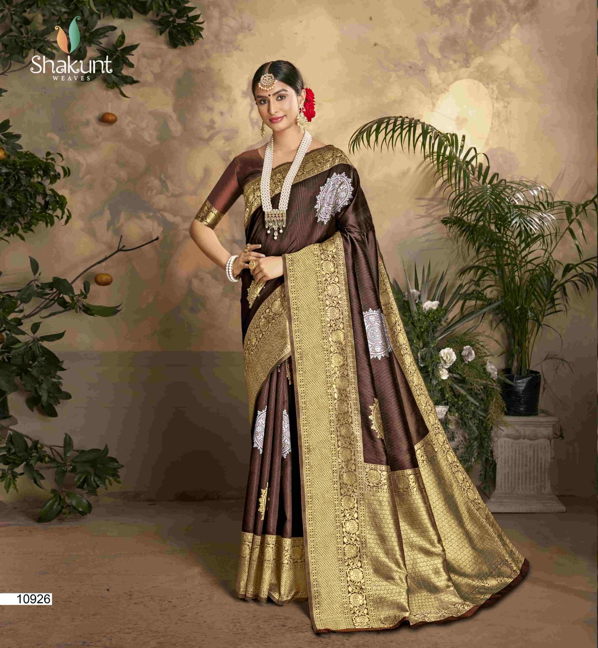 shakunt weaves gajgamini silk regal look saree catalog