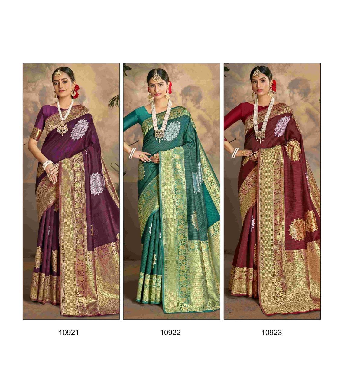 shakunt weaves gajgamini silk regal look saree catalog