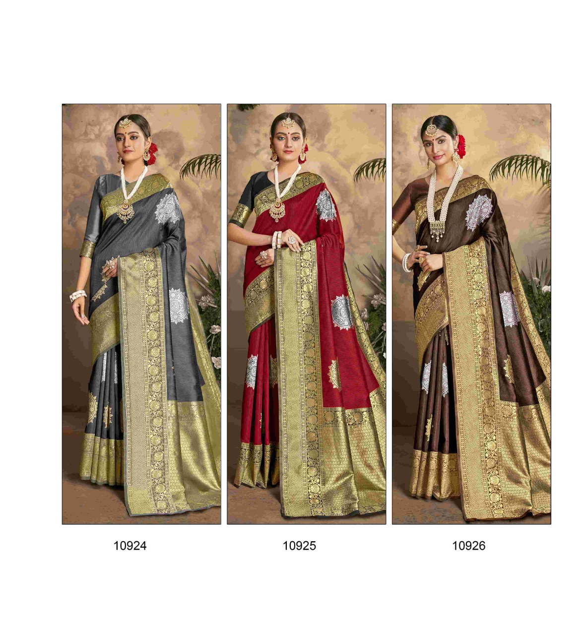 shakunt weaves gajgamini silk regal look saree catalog