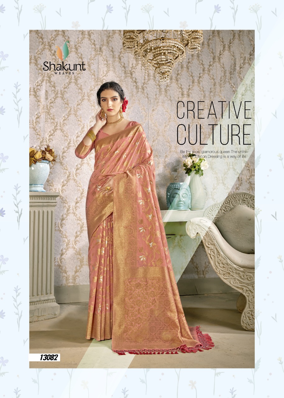 shakunt weaves hritika cotton gorgeous look saree catalog