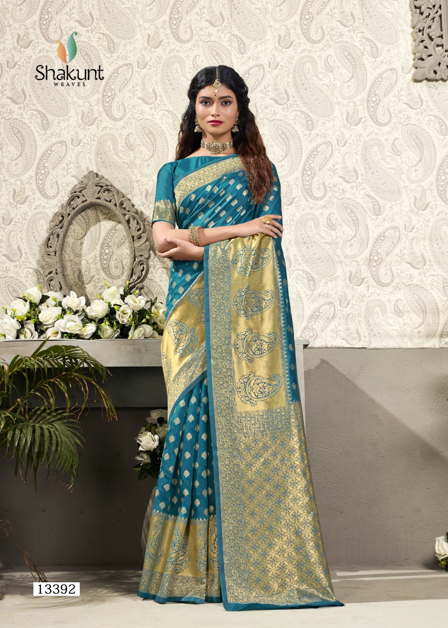 shakunt weaves madhyam art silk gorgeous look saree catalog