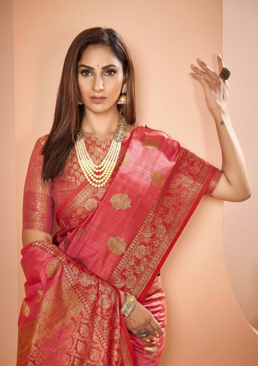 shakunt weaves meena lochan silk regal look saree catalog