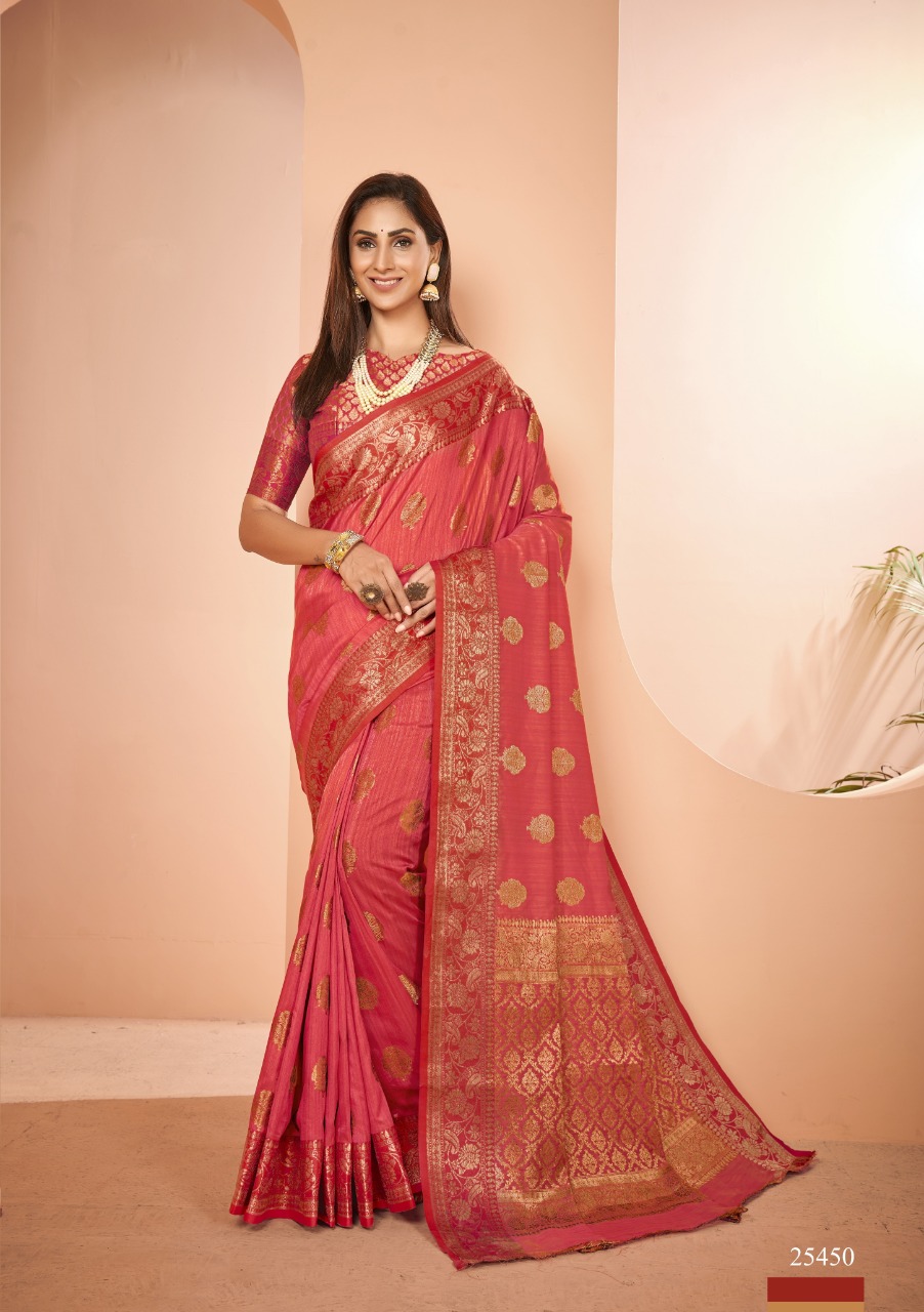 shakunt weaves meena lochan silk regal look saree catalog