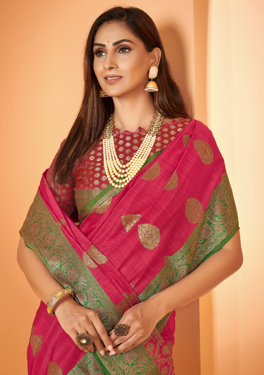 shakunt weaves meena lochan silk regal look saree catalog