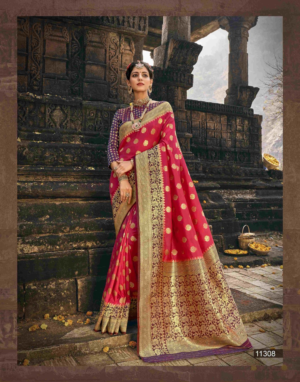 shakunt weaves shivoham silk gorgeous look saree catalog