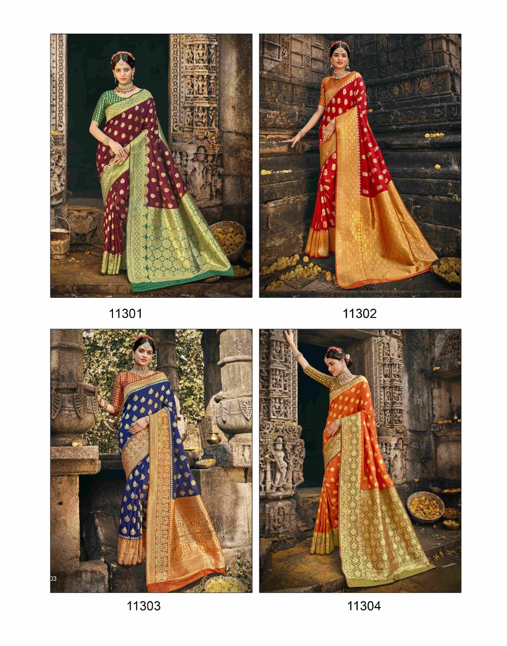 shakunt weaves shivoham silk gorgeous look saree catalog