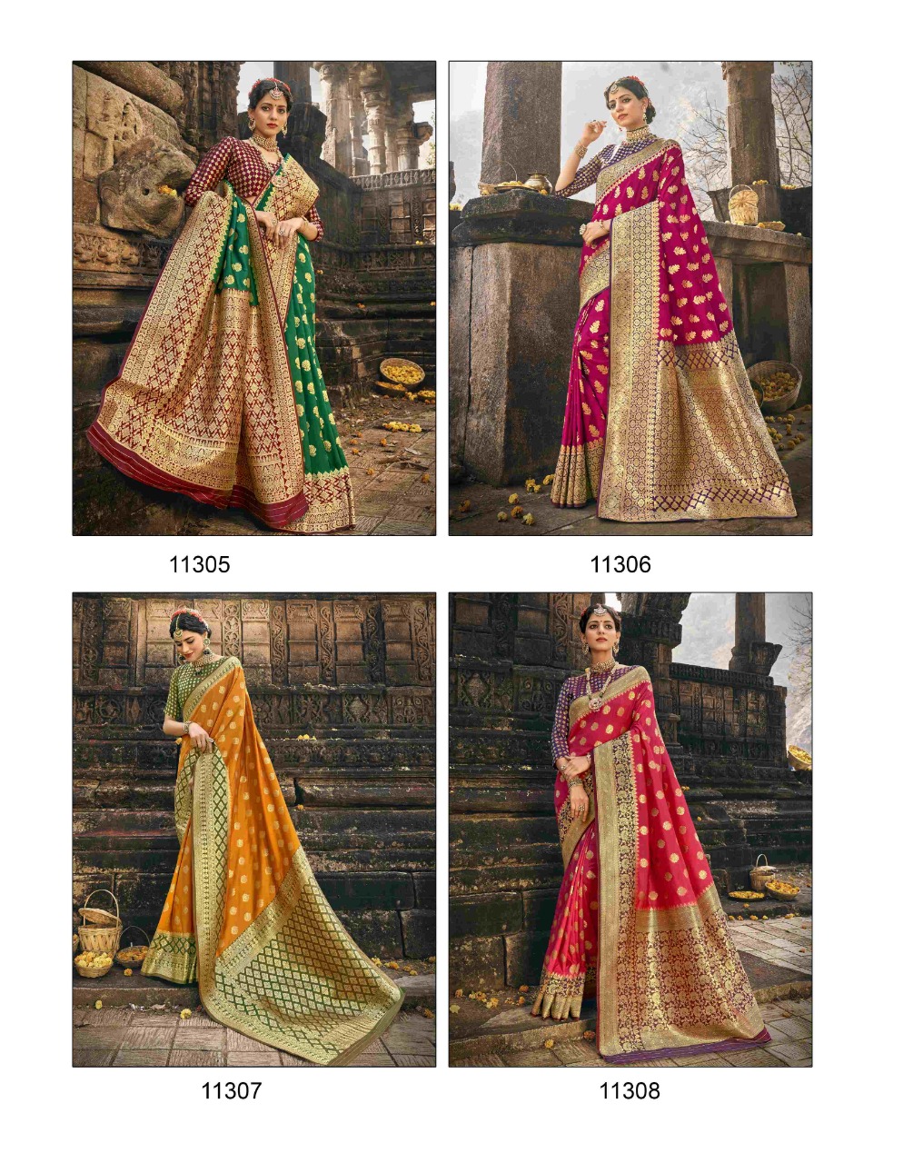 shakunt weaves shivoham silk gorgeous look saree catalog