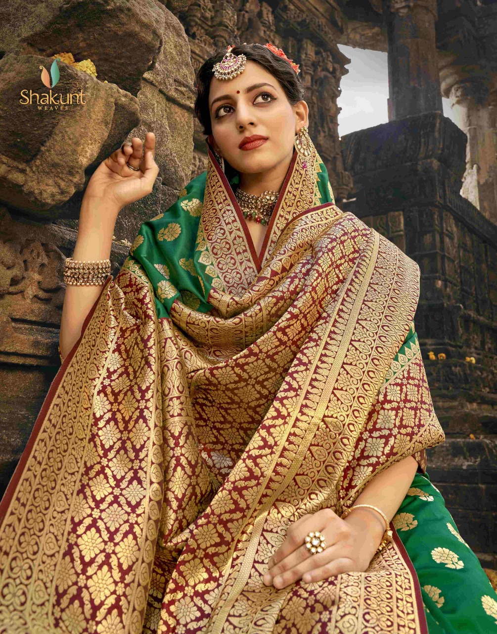 shakunt weaves shivoham silk gorgeous look saree catalog