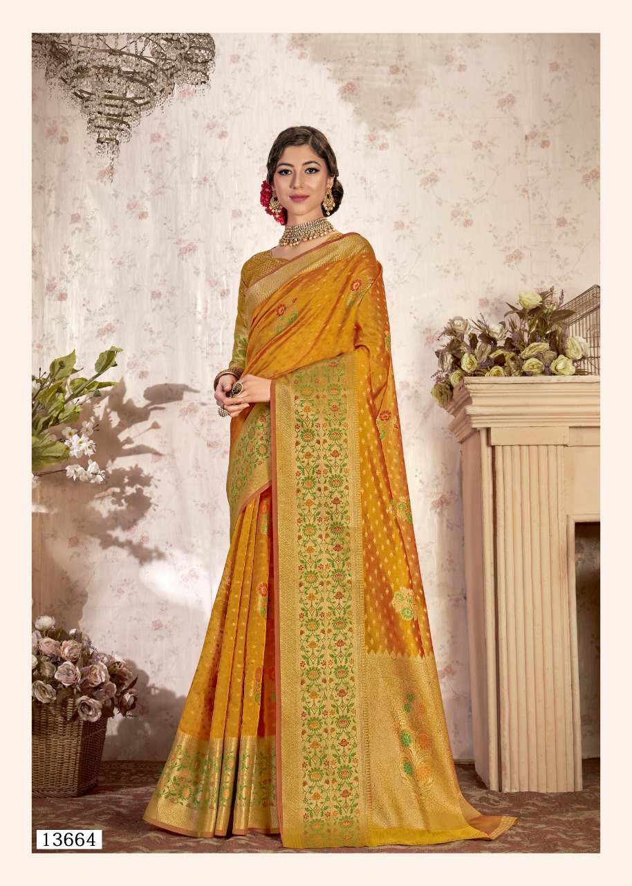 shakunt weaves sks org 525 organza decent look saree catalog