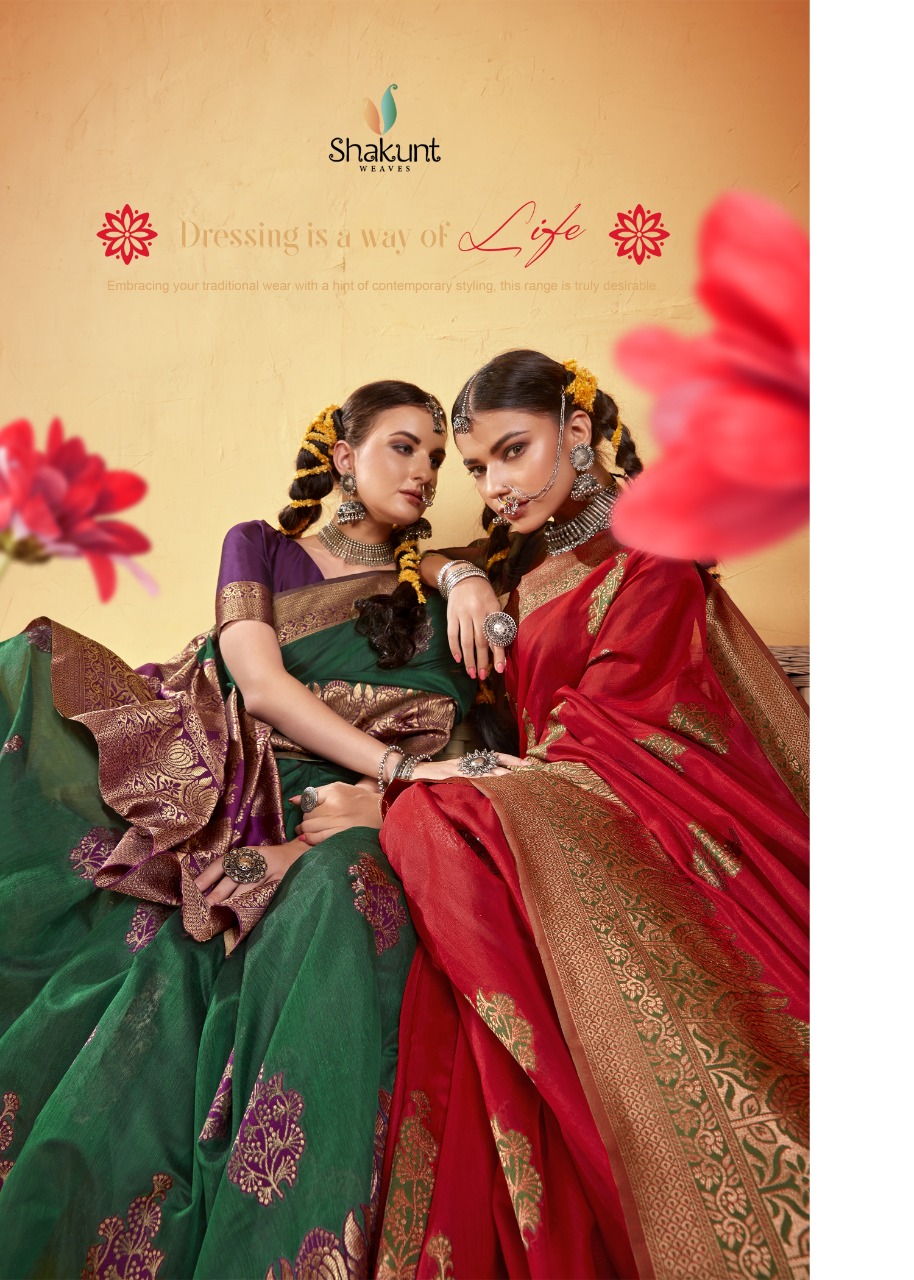 shakunt weaves snehlata cotton astonishing saree catalog