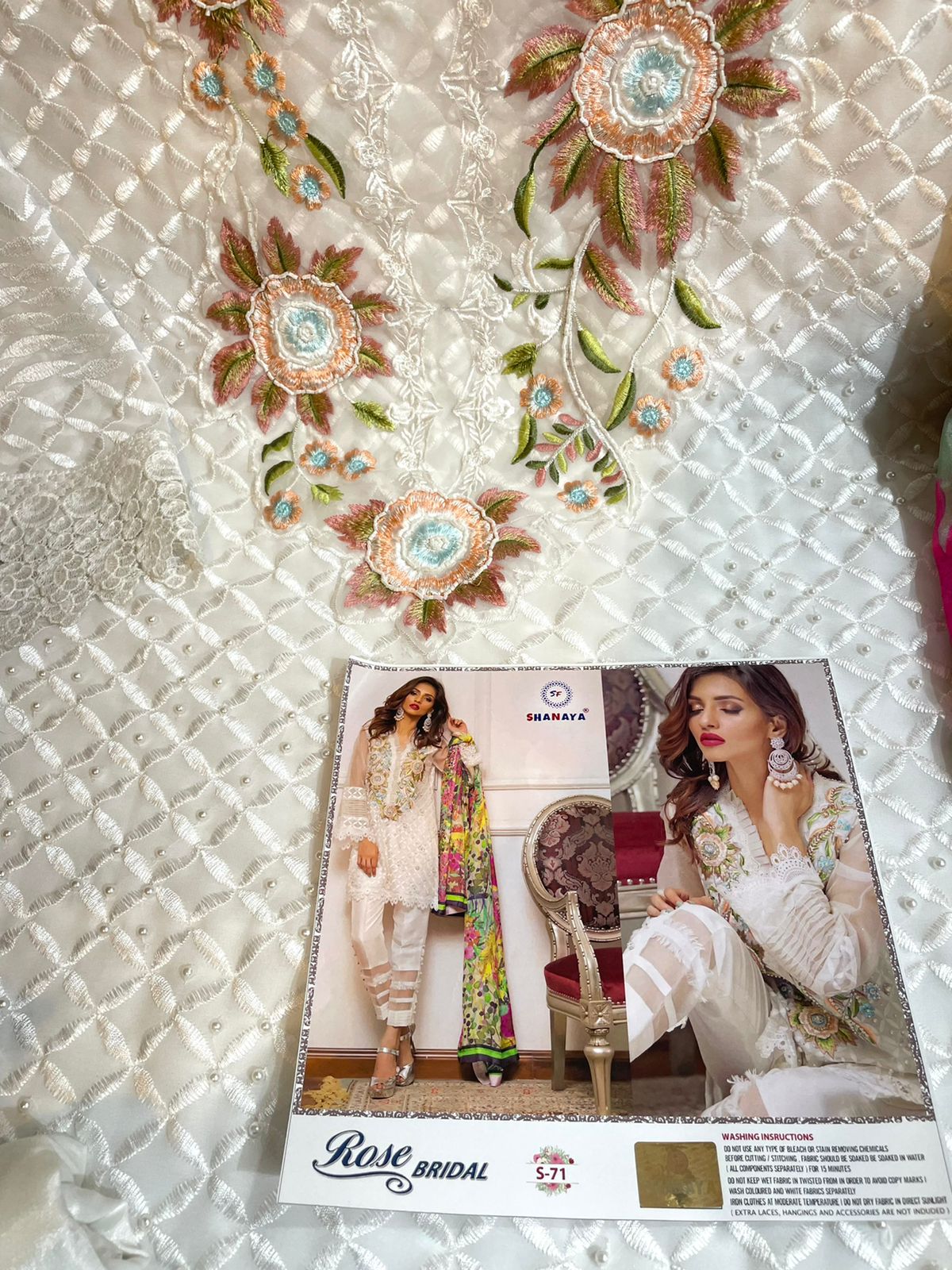 shanaya rose bridel s 71 georgette gorgeous look salear suit catalog