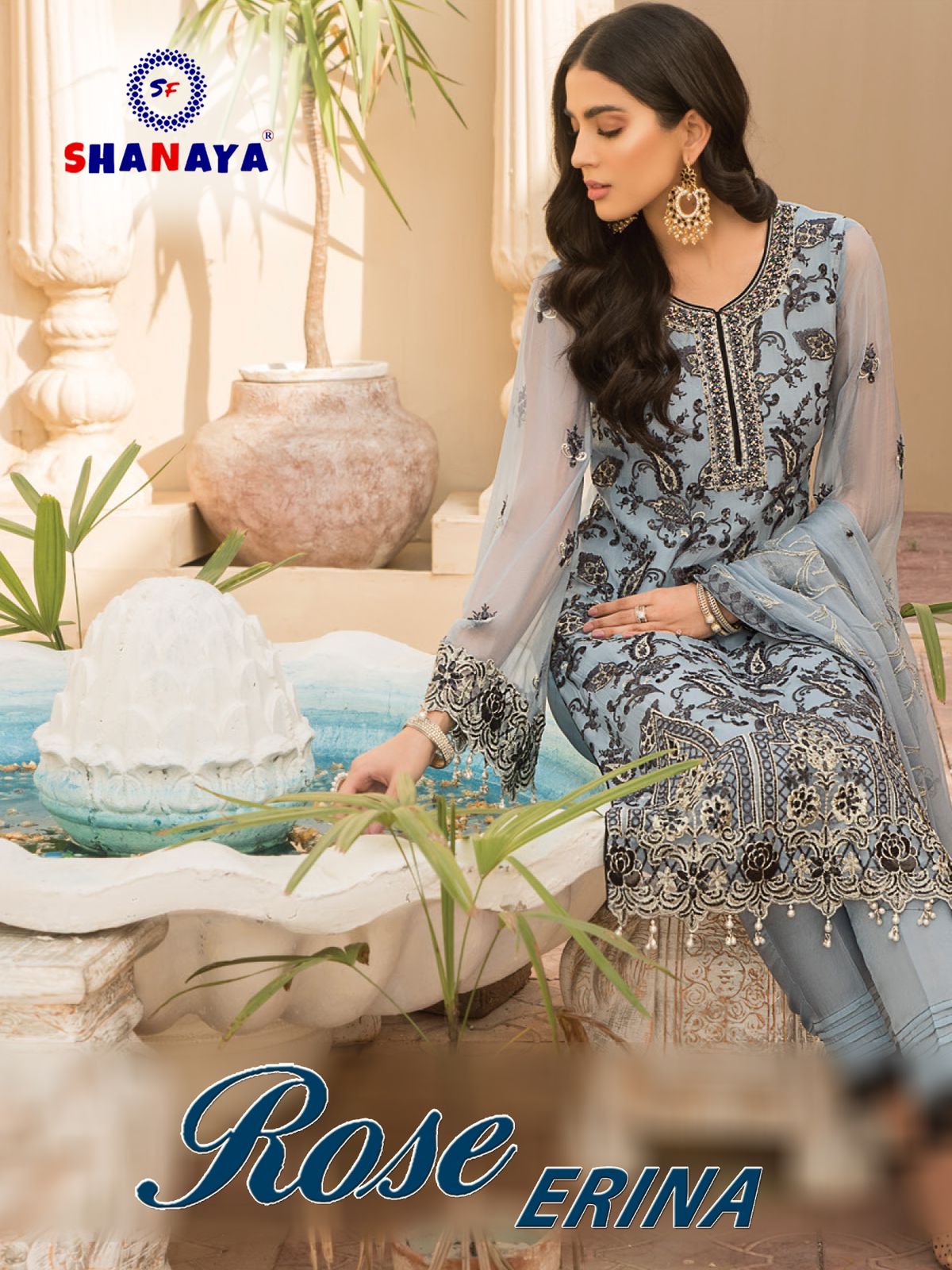 shanaya rose erina georgette gorgeous look salwar suit catalog