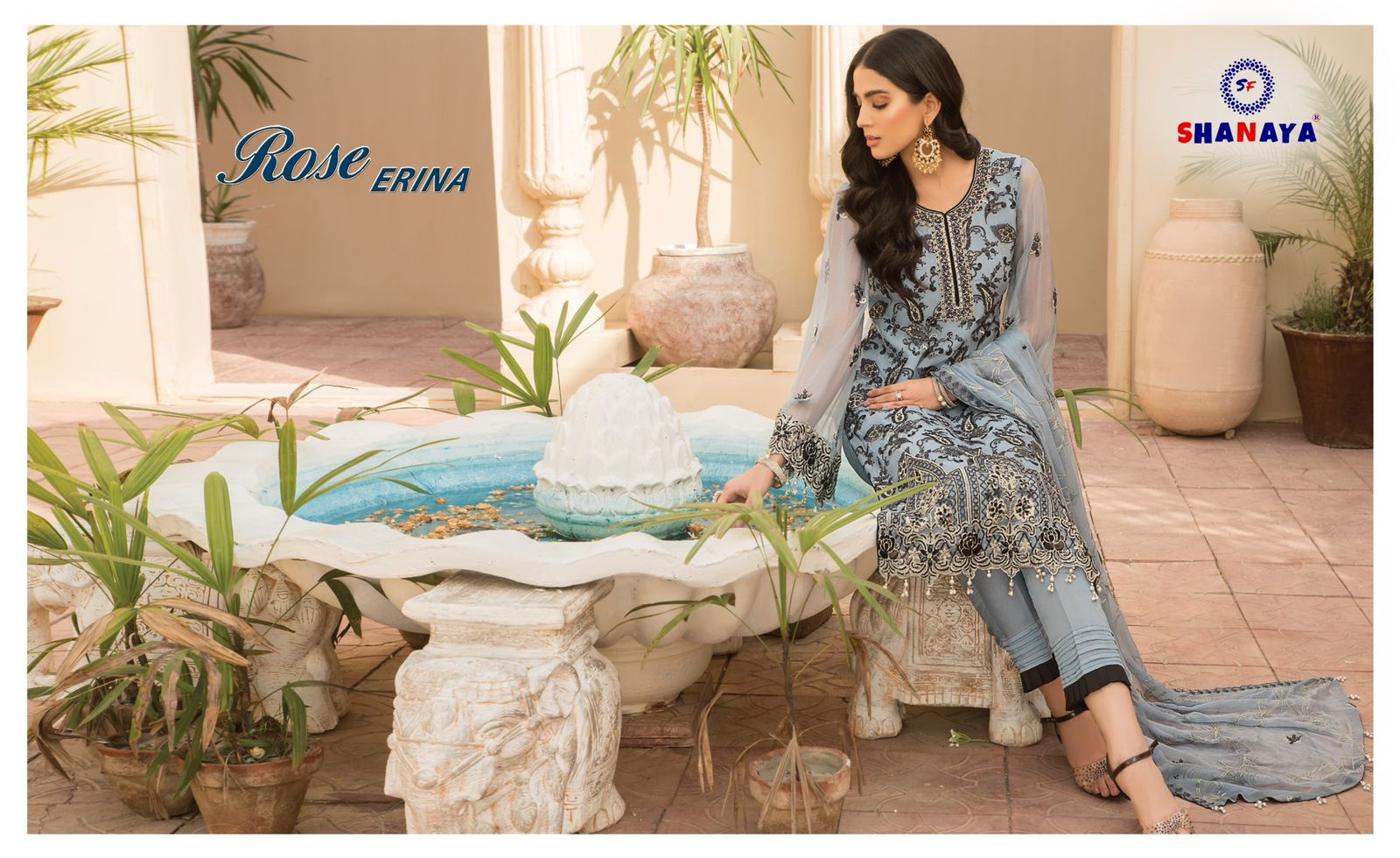 shanaya rose erina georgette gorgeous look salwar suit catalog