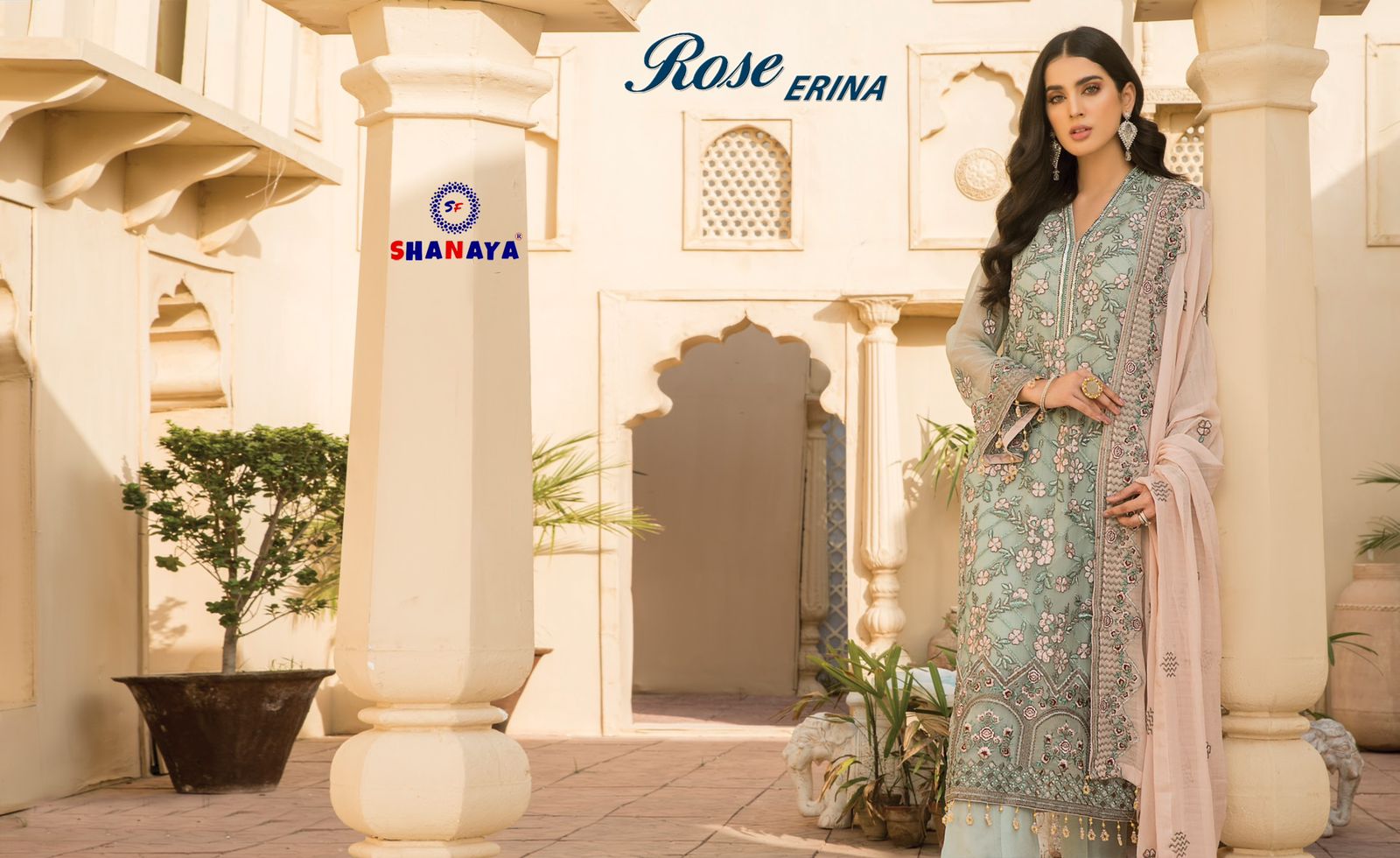 shanaya rose erina georgette gorgeous look salwar suit catalog