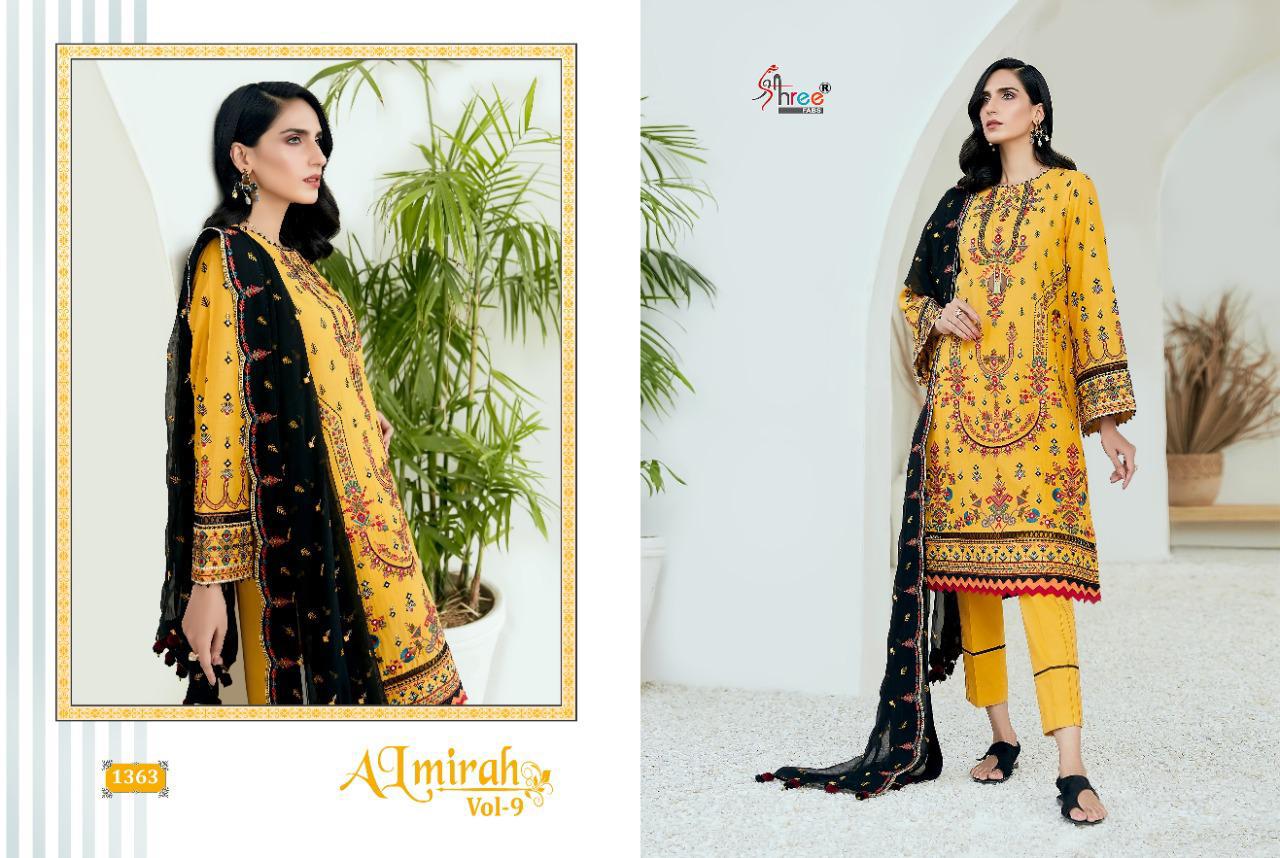 Shree Fabs Almirah Vol 9 Embroidered Pakistani Dress Material Collection