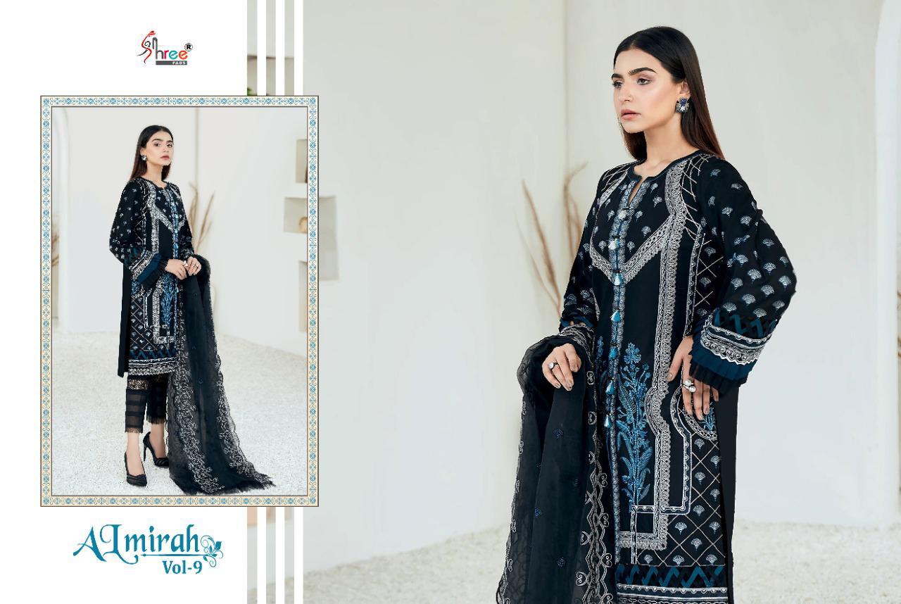 Shree Fabs Almirah Vol 9 Embroidered Pakistani Dress Material Collection