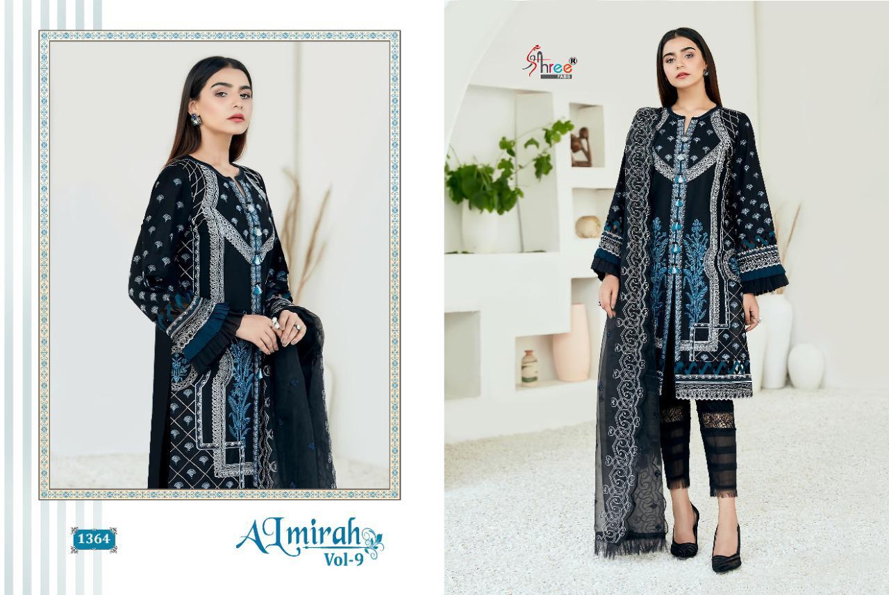 Shree Fabs Almirah Vol 9 Embroidered Pakistani Dress Material Collection