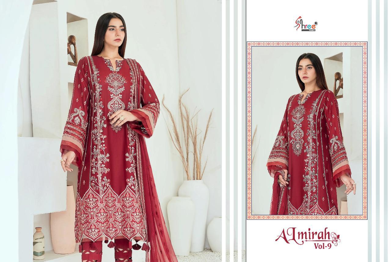 Shree Fabs Almirah Vol 9 Embroidered Pakistani Dress Material Collection