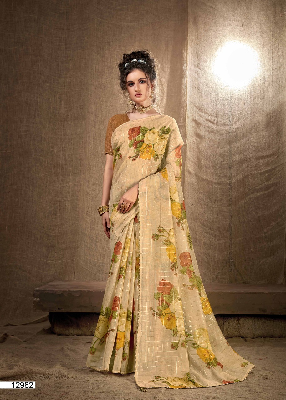 triveni kashishwari cotton regal look print saree catalog