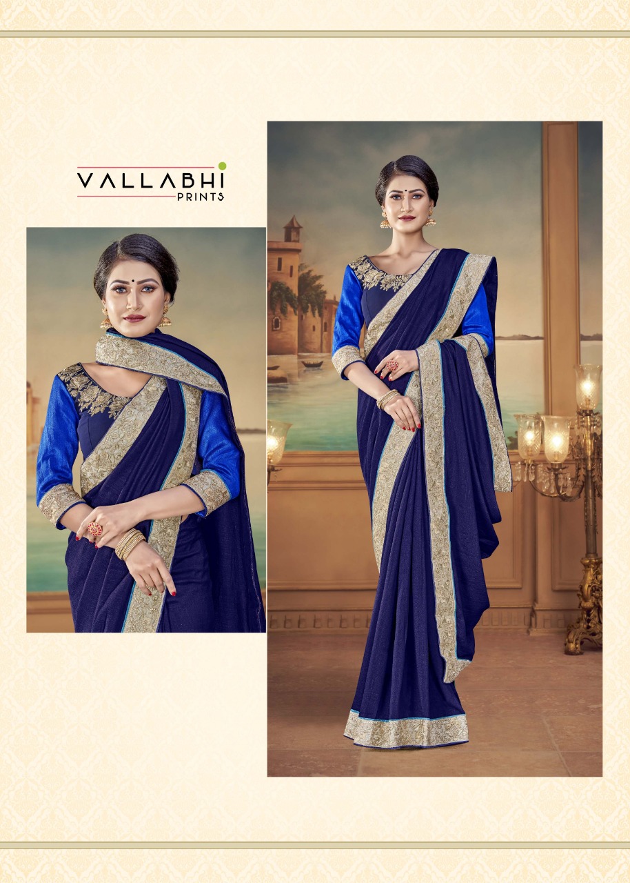 vallabhi print fashion fiesta Vichitra Dyed astonishing look saree catalog