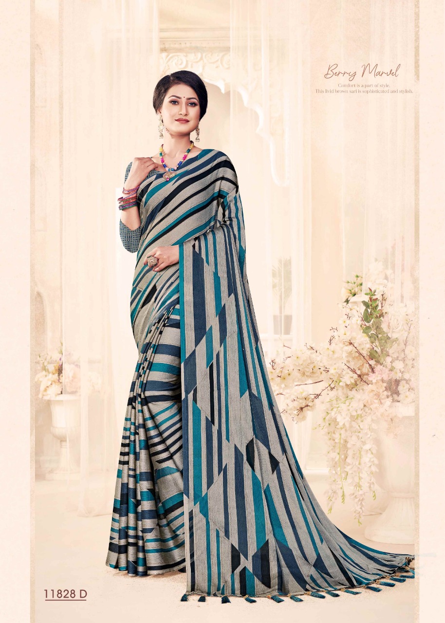 vallabhi print firangi 11828 chiffon print astonishing saree catalog