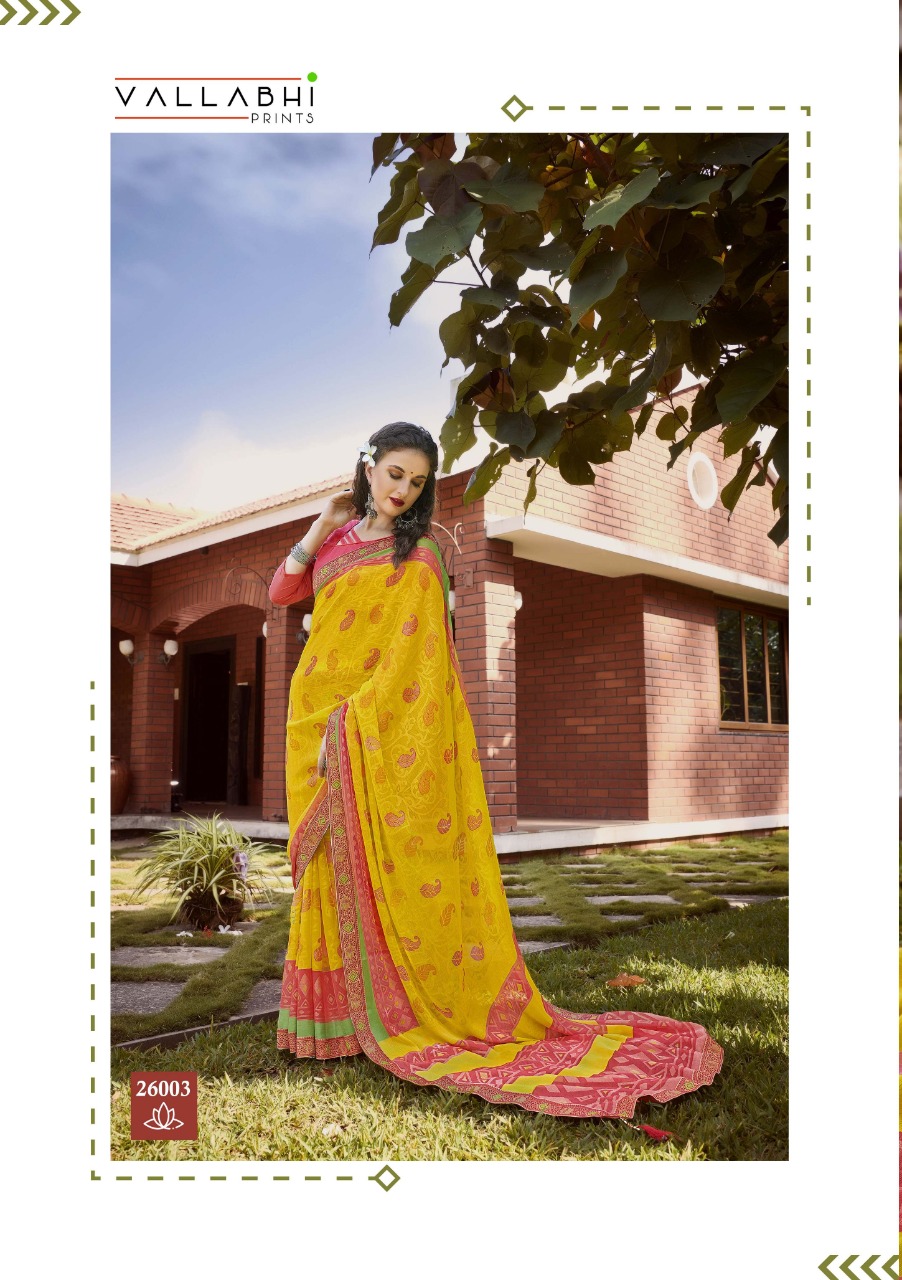 vallabhi print kalpana vol 3 Brasso print astonishing saree catalog