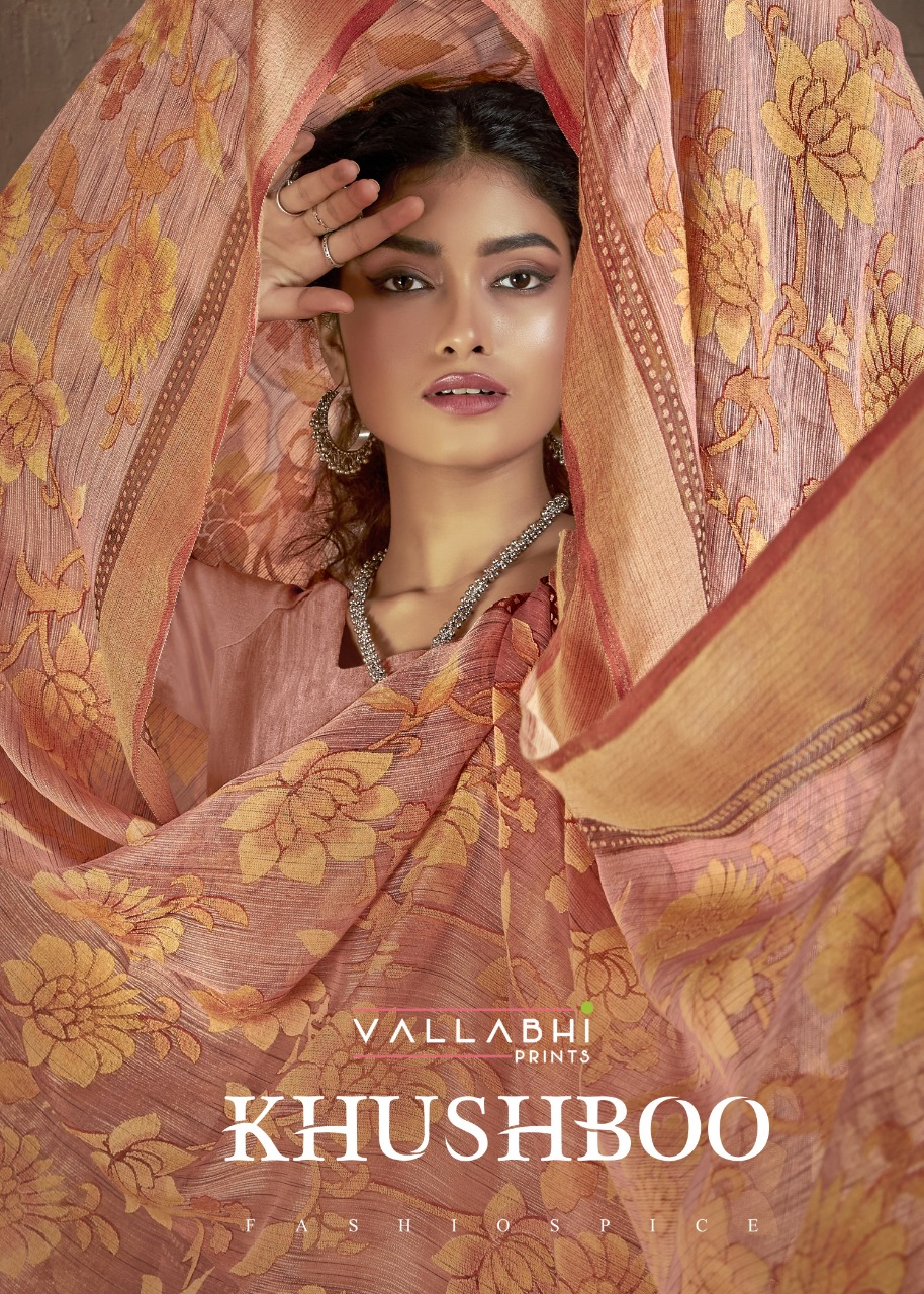 vallabhi print khusboo Brasso print astonishing saree catalog