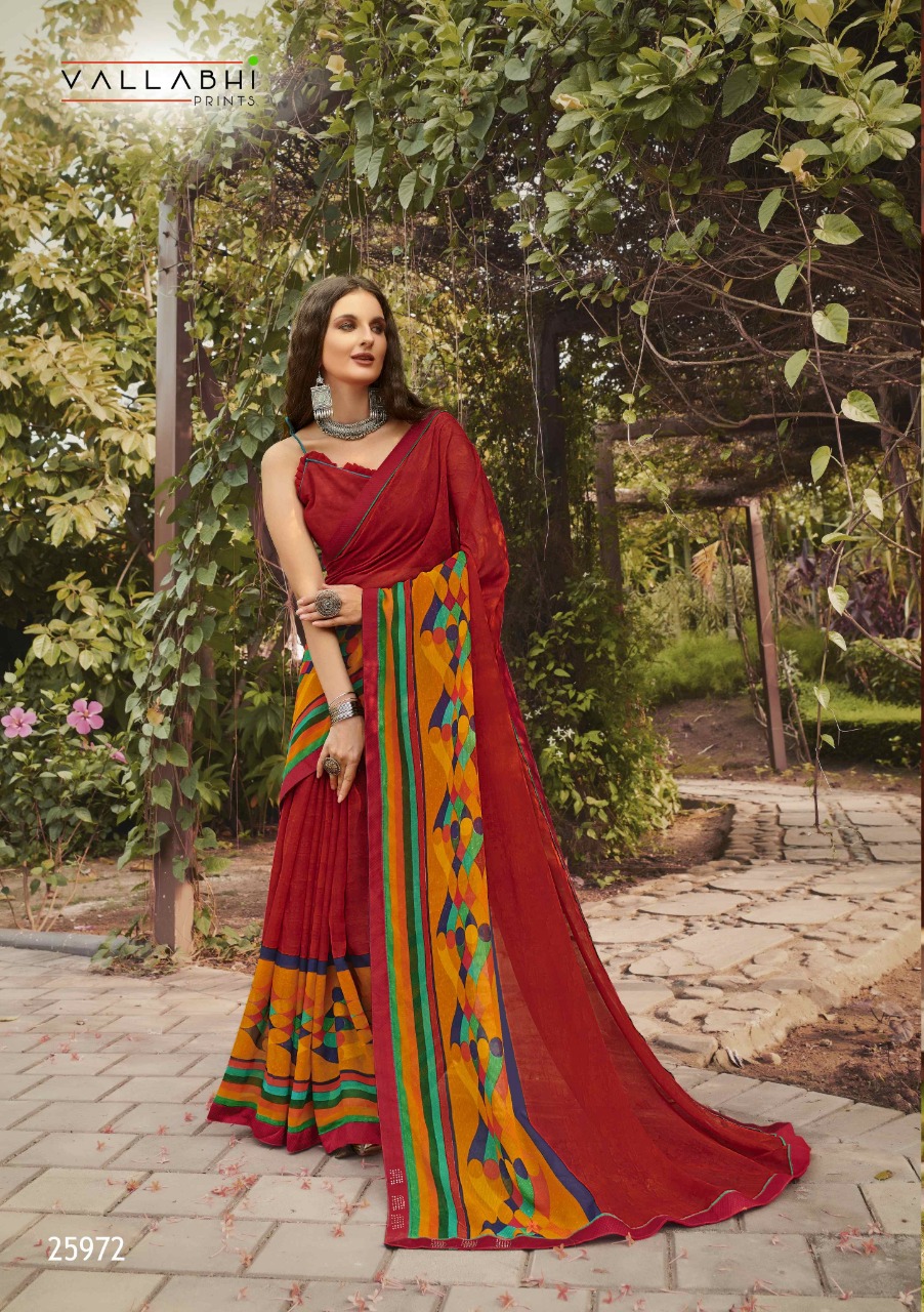 vallabhi print morni vol 6 dhani print exclusive print saree catalog