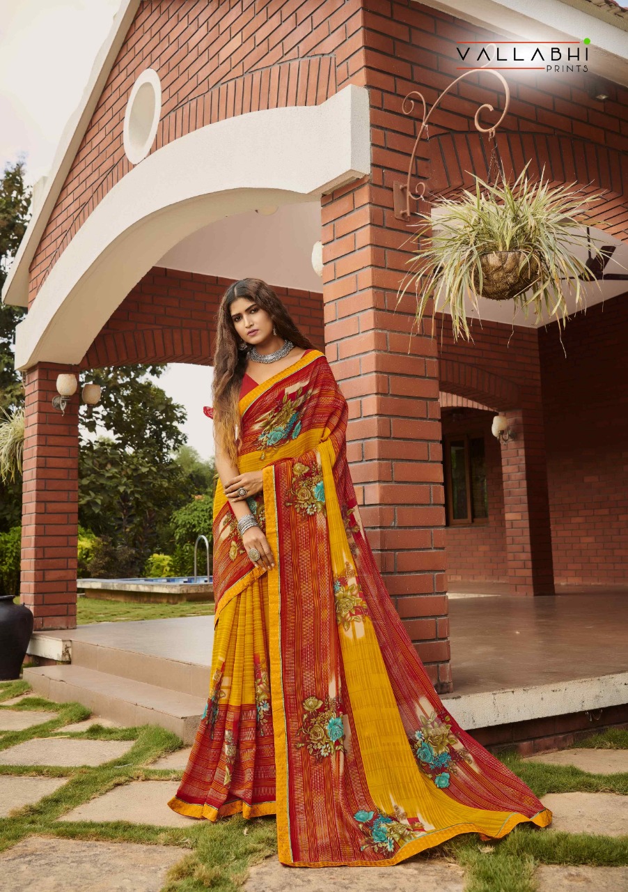 vallabhi print morni vol 6 dhani print exclusive print saree catalog