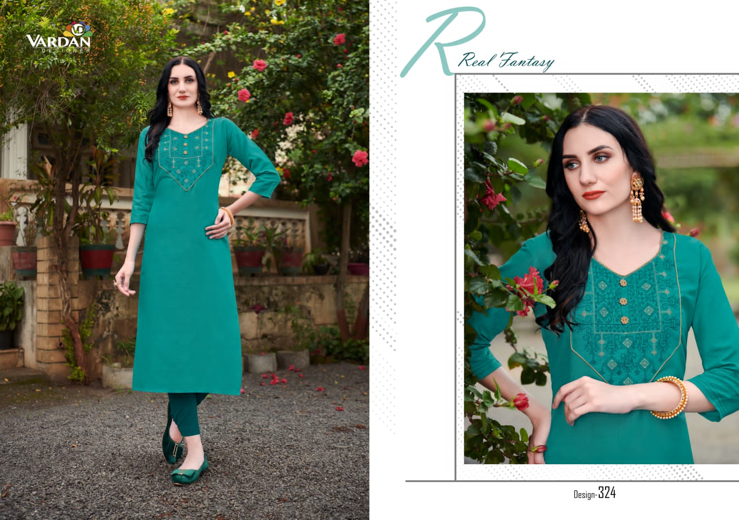 Vardan designer cloud vol 2 cotton elegant kurti catalog