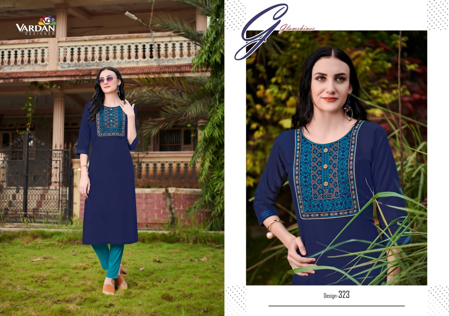 Vardan designer cloud vol 2 cotton elegant kurti catalog