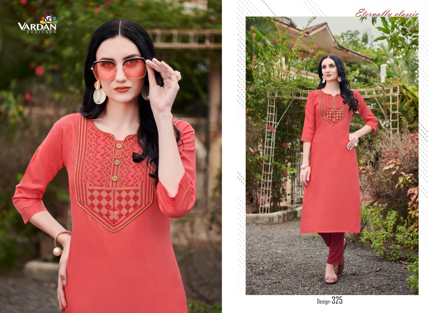 Vardan designer cloud vol 2 cotton elegant kurti catalog