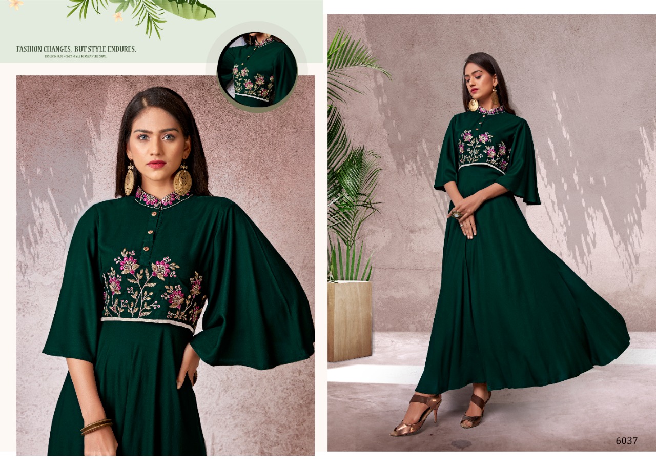 vardan designer Fame Vol 2 rayon innovative look kurti catalog